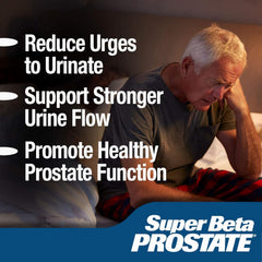 Close-up of Super Beta Prostate pills for everyday use