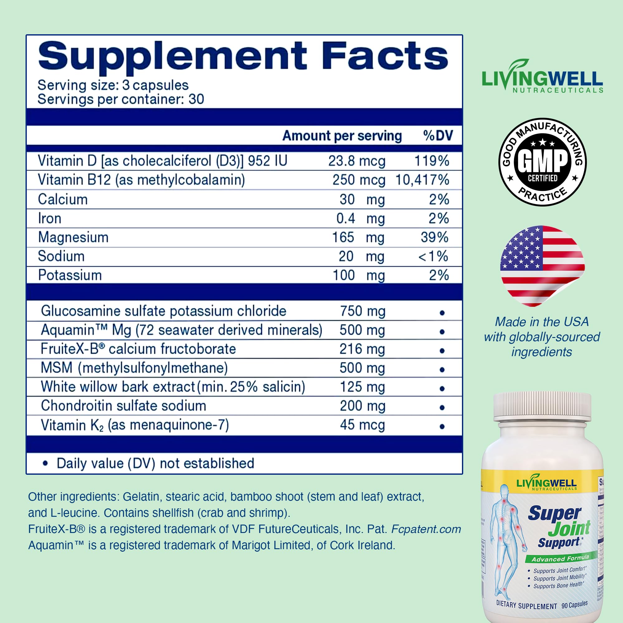 SUPER JOINT SUPPORT daily activities image suggests practical usage