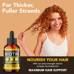 Label on Super Natural Goods bottle shows biotin and collagen ingredients