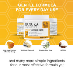 Application of Manuka Honey Cream on skin for daily use
