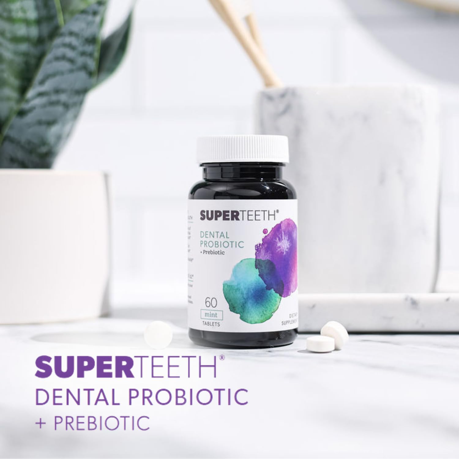 SUPER TEETH minty breath after use provides fresh breath.