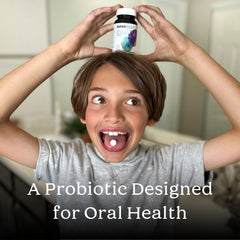 SUPER TEETH plaque-defense supports a balanced oral microbiome.