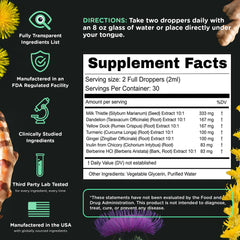 Morning routine with SuperBonsai liver drops shows easy dosing