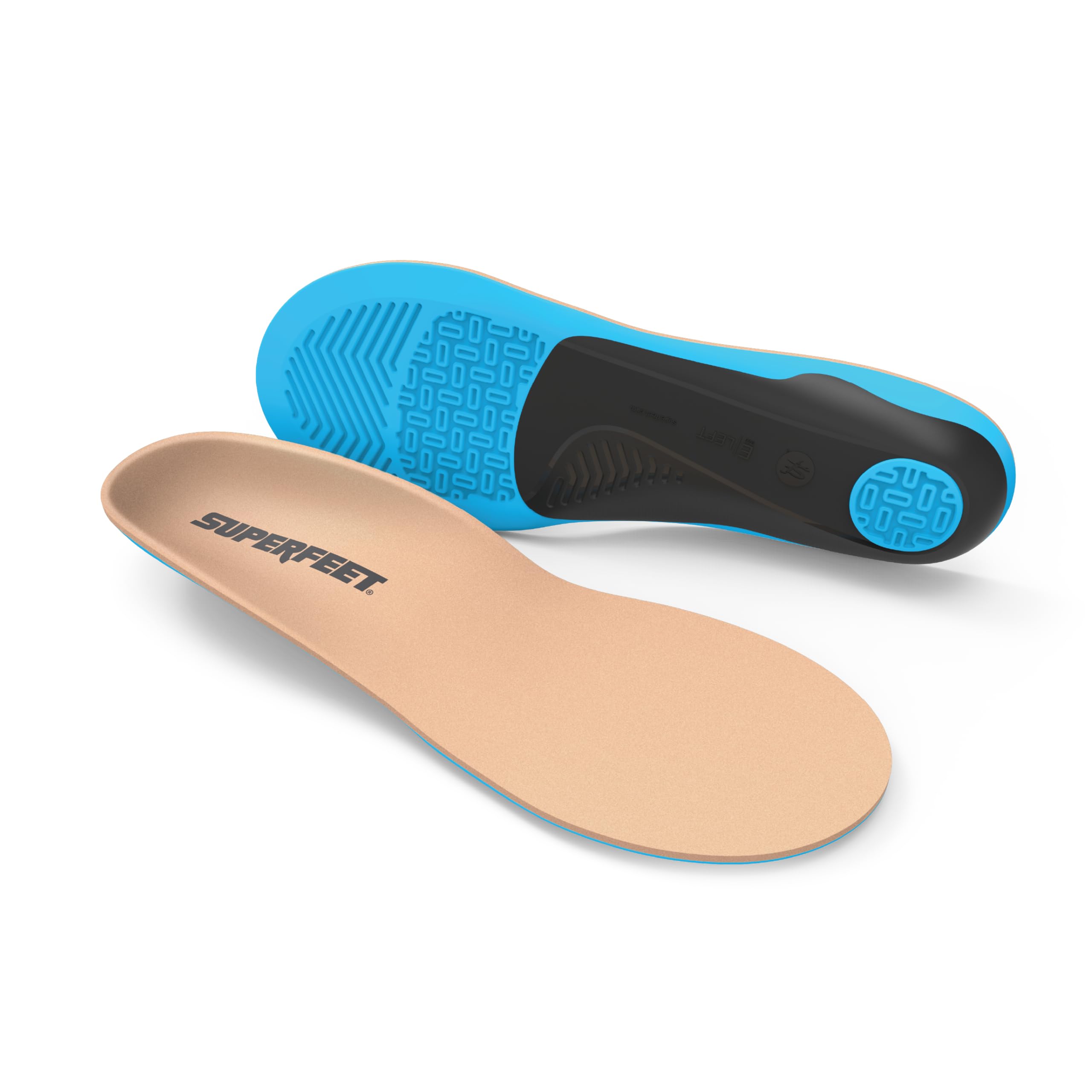 Superfeet Everyday soft cushioning supports sensitive feet for all-day comfort.