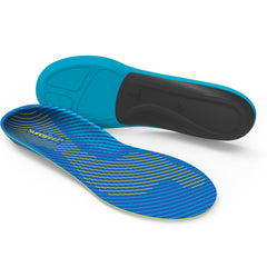 Superfeet Run Support Medium Arch insoles showcase arch-support design for stable running sessions.