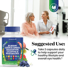 Superfood MD capsules in hand illustrating simple daily administration
