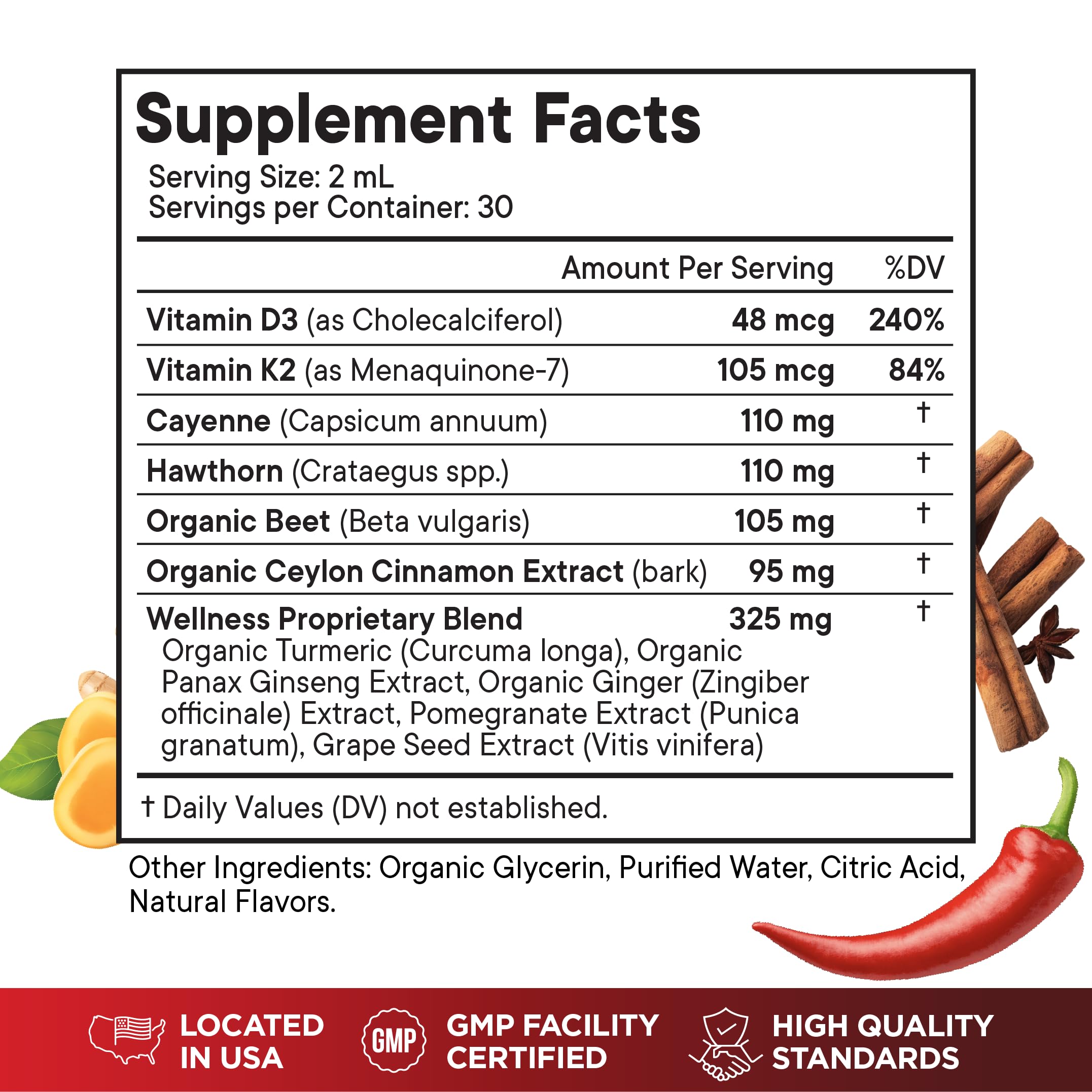 Superfood MD Hawthorn berry powder showing herbal blend for wellness.
