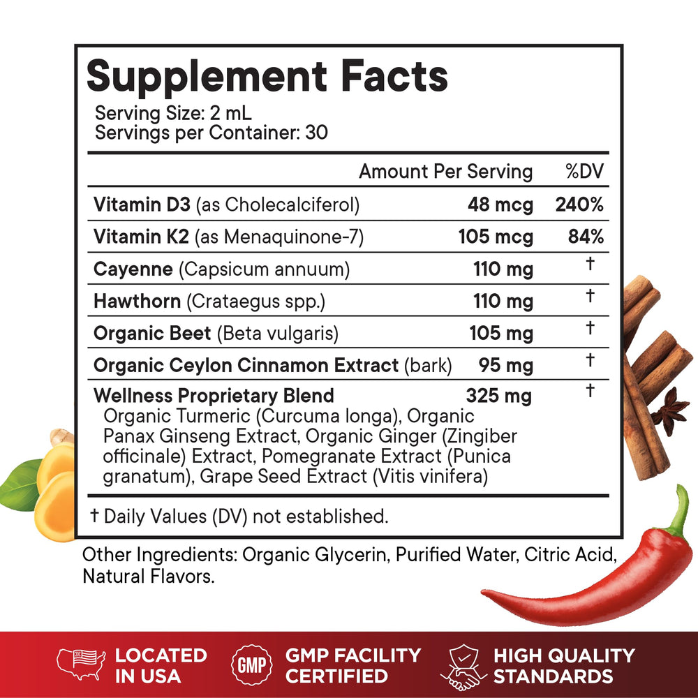 Superfood MD Hawthorn berry powder showing herbal blend for wellness.