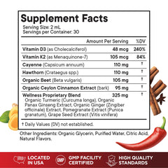 Superfood MD Hawthorn berry powder showing herbal blend for wellness.
