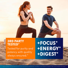 Superfood MD molecular distillation label emphasizing purified EPA and DHA