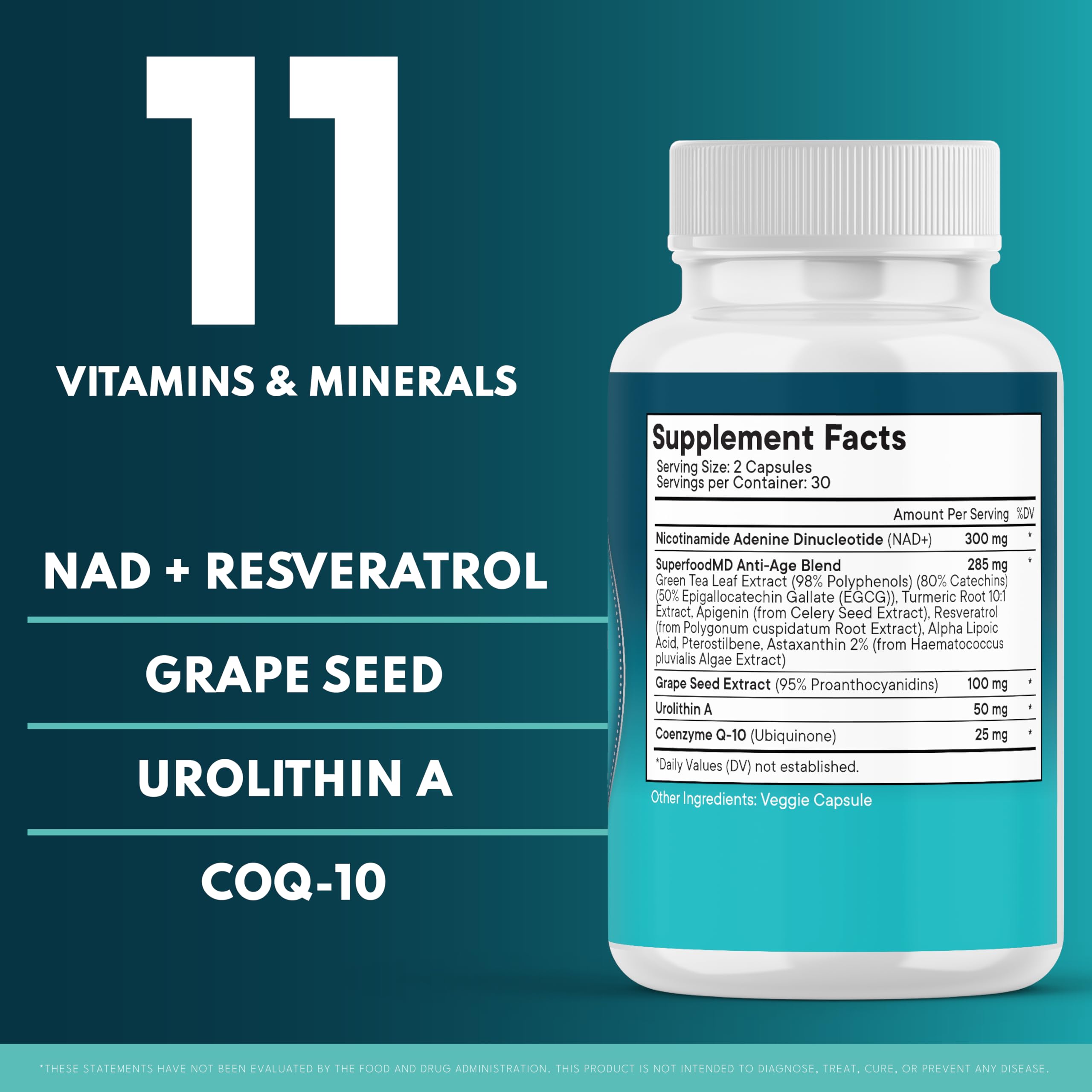 Capsule closeup shows compact, easy-to-take pills for daily use.