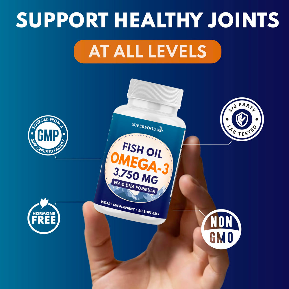 Superfood MD USA Non-GMO seal signaling quality and safety