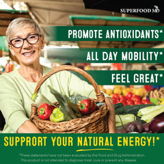 Vegan, non-GMO, gluten-free profile in each bottle.