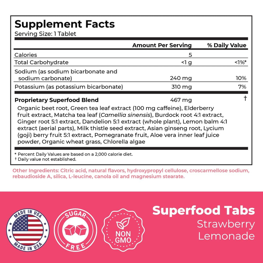 Person adding Superfood Tabs to water for a simple daily ritual.