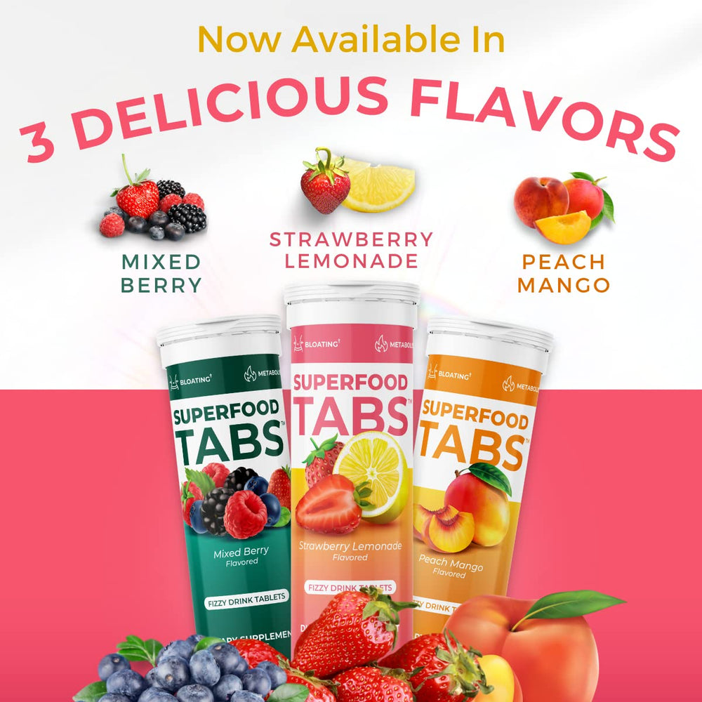 Superfood Tabs detox cleanse gluten-free dairy-free vegan label