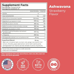 Prepared Ashwavana Zen Relax drink in a glass