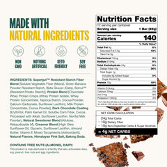 Supergut GLP-1 Boosting Prebiotic Bar on outdoor hike, portable meal replacement option