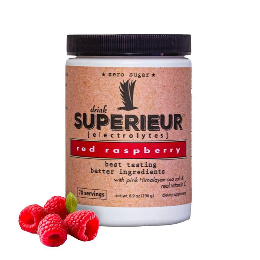 Superieur Electrolytes raspberry tub for daily hydration