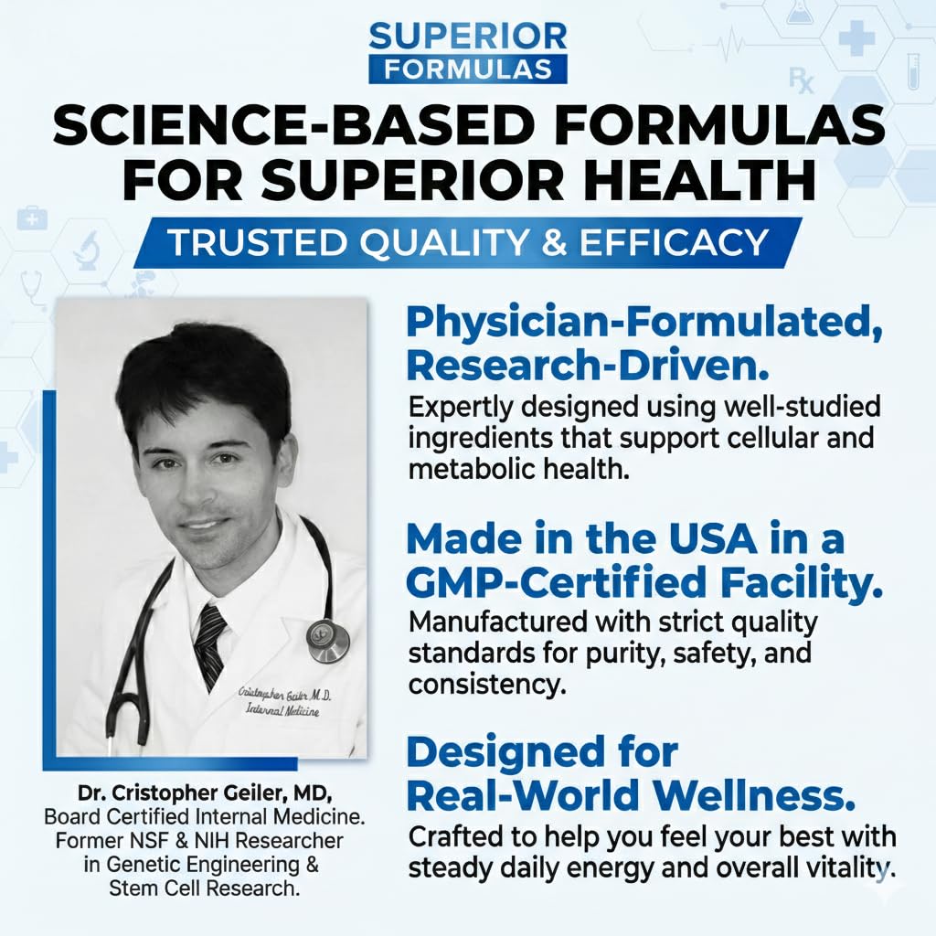 NRF2 Activator capsules from Superior Formulas arranged for easy daily cellular vitality.