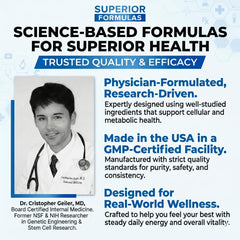 NRF2 Activator capsules from Superior Formulas arranged for easy daily cellular vitality.