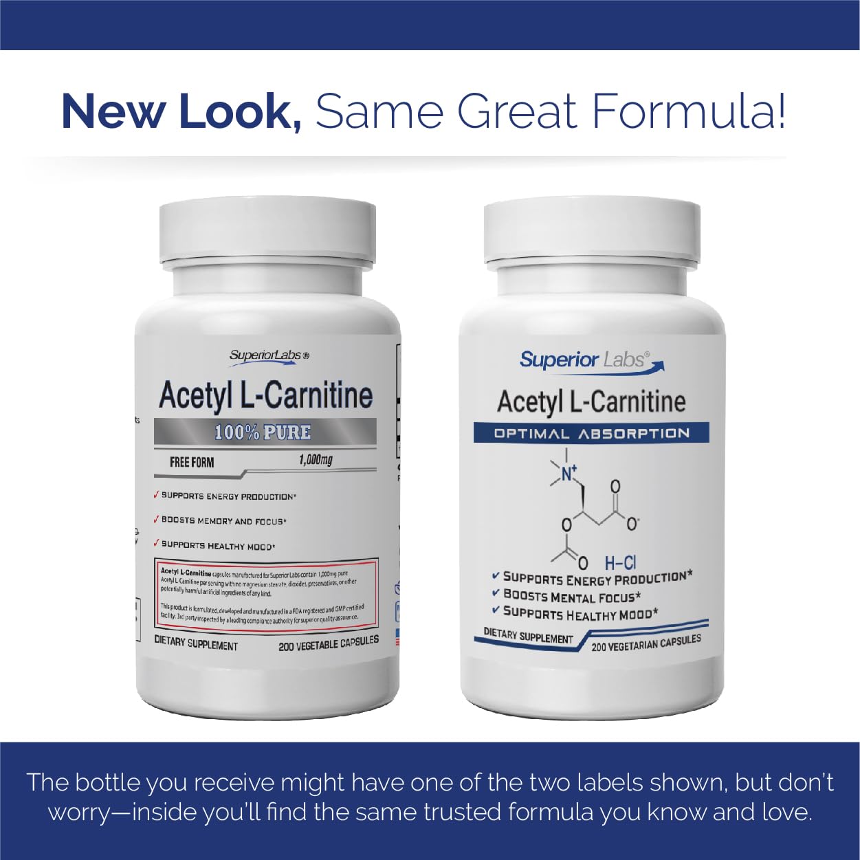 Superior Labs Acetyl L-Carnitine 500mg detox and nerve support concept