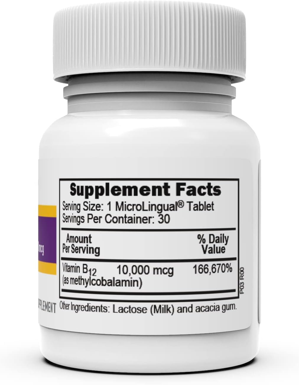 Hands holding Superior Source bottle emphasizing portable 30-tablet supply