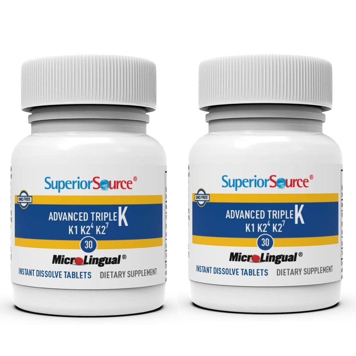 Superior Source Triple K bottle front highlighting a bone support blend