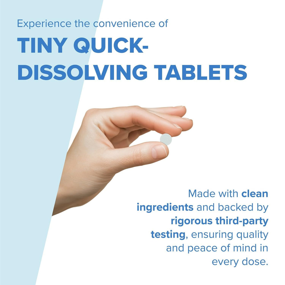 MicroLingual Triple K tablets designed for fast absorption