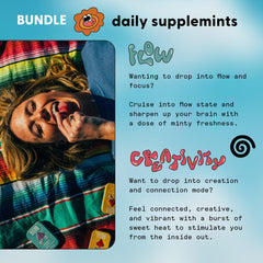 SuperMush SuppleMint duo mints show dual Focus and Creativity.
