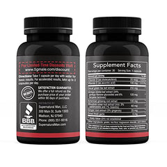 Supernatural Man 5G Male label close-up, signaling stronger performance potential.