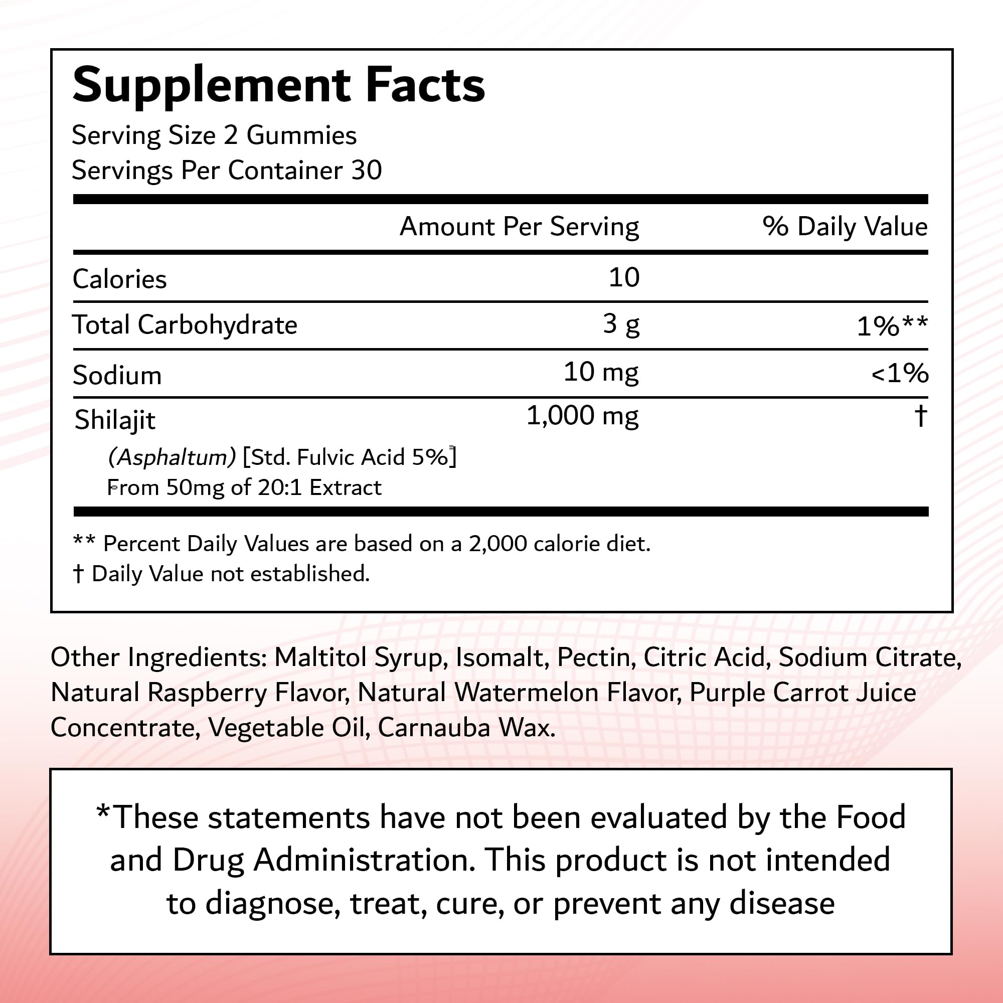 SUPERNUTRIALS Shilajit Gummies hands, easy daily supplement for focus.