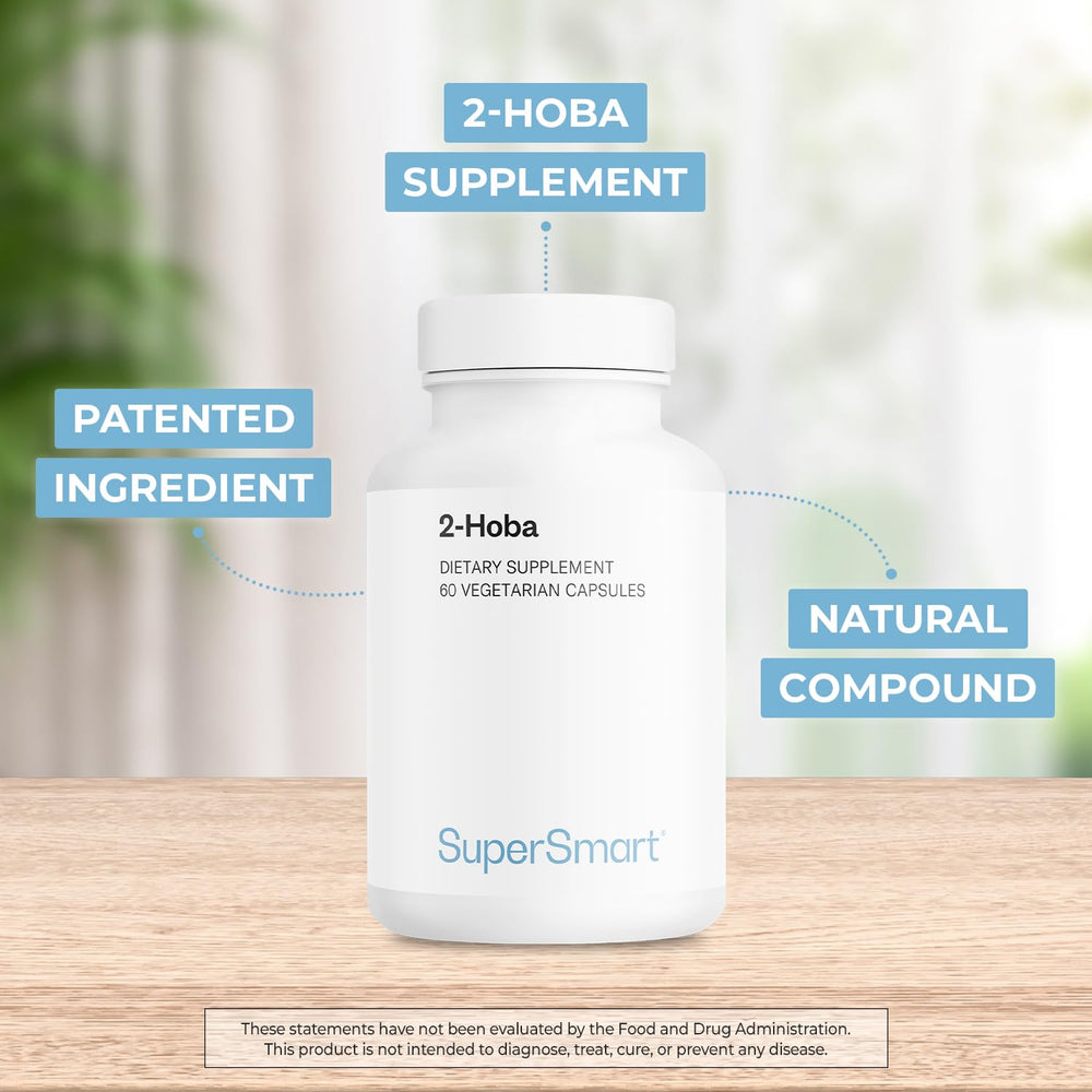 Supersmart 2-HOBA label highlights patented Hobamine ingredient.