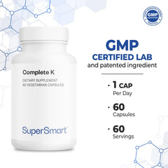 Product label of Supersmart Complete K confirms MK4 and MK7.