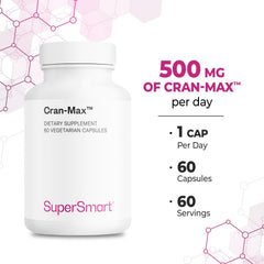 Boxed Supersmart Cran-Max packaging on a store shelf