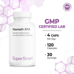 Supersmart daily-dose morning use visual suggests taking capsules on an empty stomach