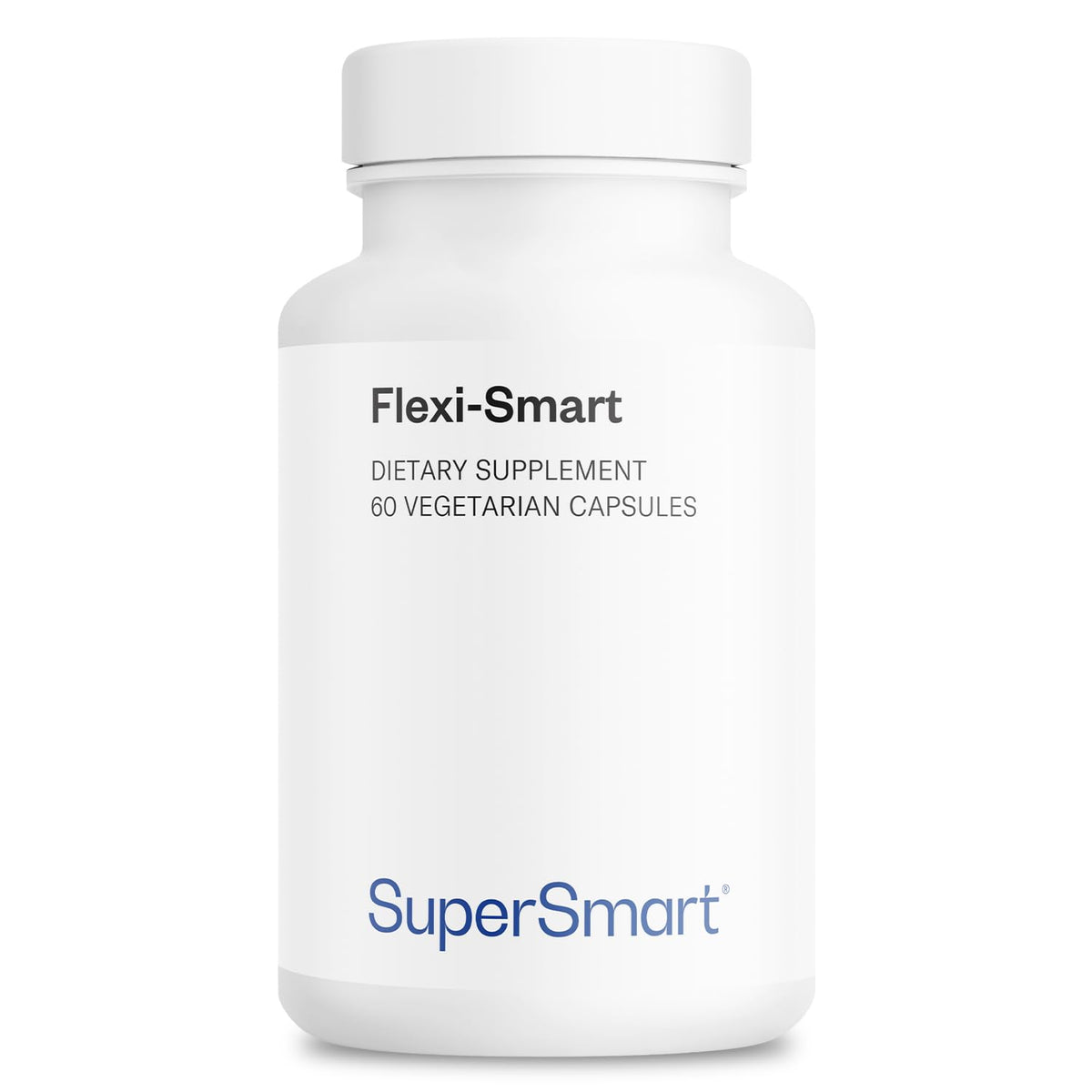 Supersmart FlexiSmart bottle front showing patented blend for potential wellness support
