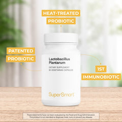 Supersmart Immuno-LP20 packaging view highlighting non-GMO and gluten-free