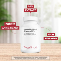 Label detail with Citrus Aurantium extract and 98% hesperidin methyl chalcone.