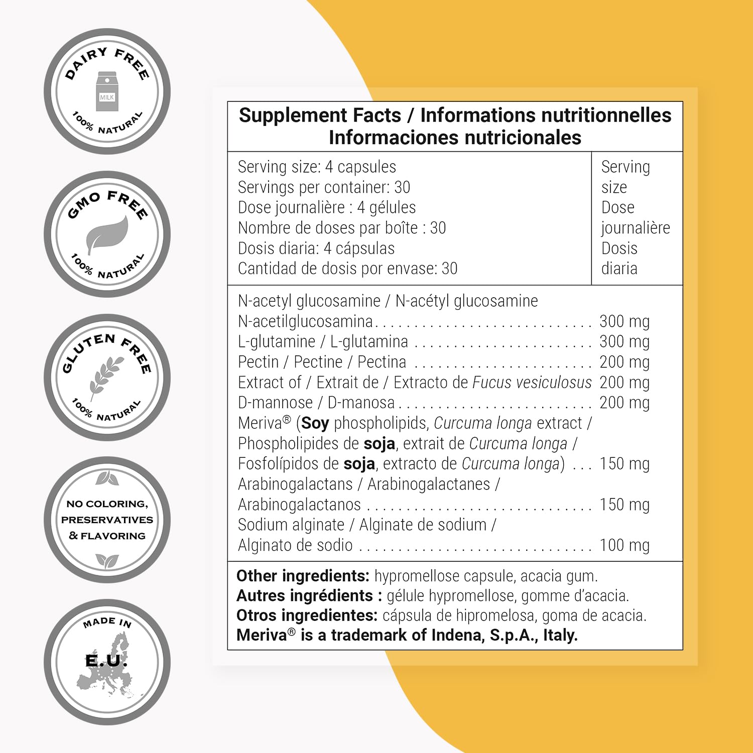 Supersmart Lectin Flush label back image communicates recommended daily routine and digestive support.