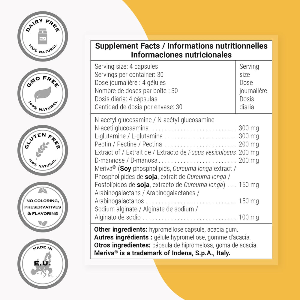 Supersmart Lectin Flush label back image communicates recommended daily routine and digestive support.
