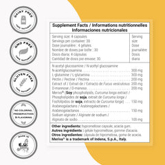 Supersmart Lectin Flush label back image communicates recommended daily routine and digestive support.