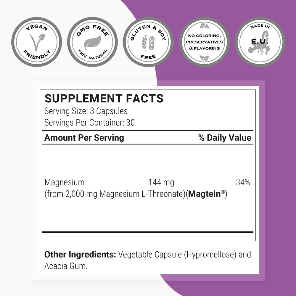 Supersmart Magtein capsules pour demonstrating dosing routine