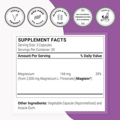 Supersmart Magtein capsules pour demonstrating dosing routine