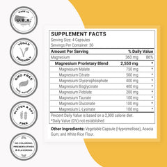 Supersmart non-GMO and gluten-free badge on bottle communicates product purity and accessibility.