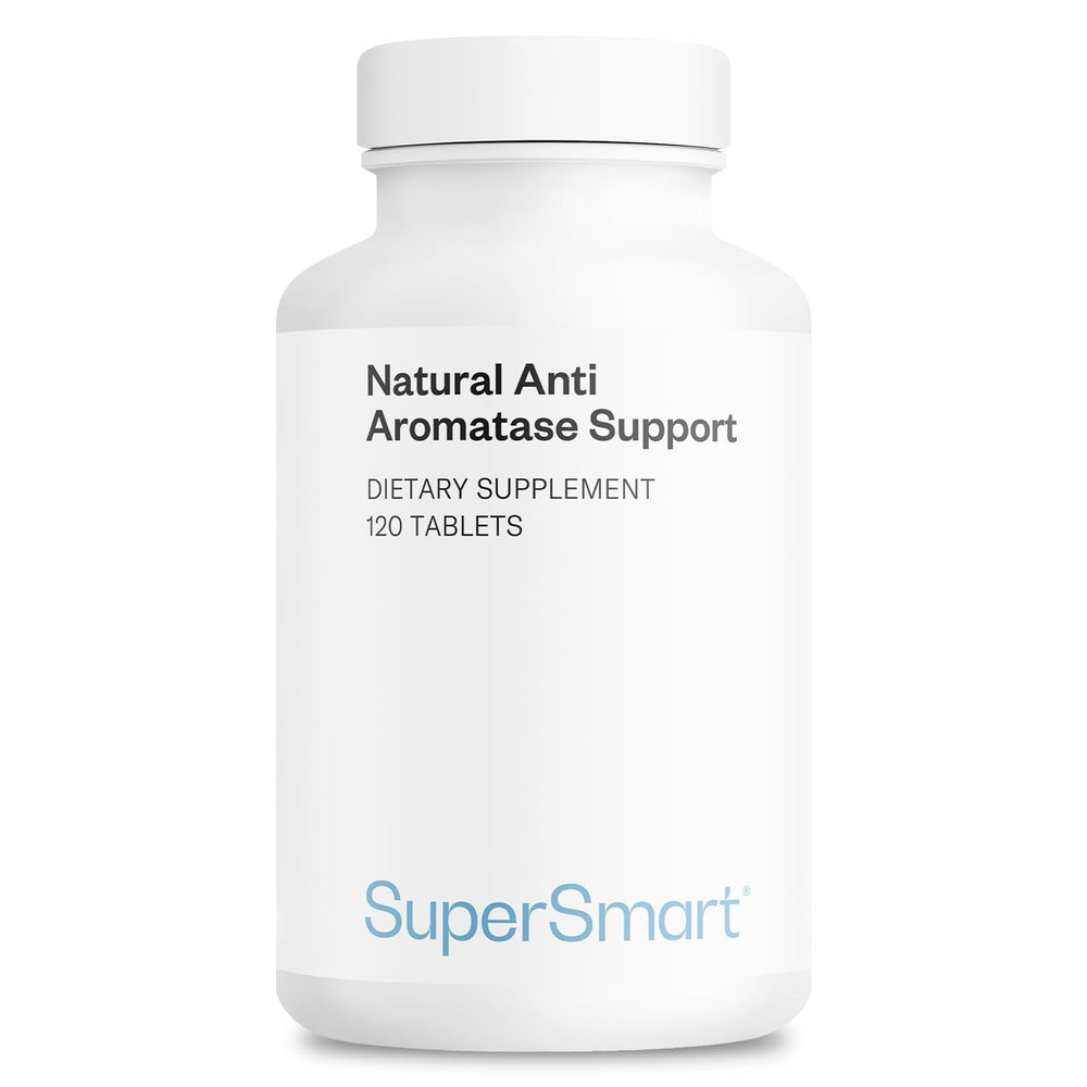 Supersmart Natural Anti Aromatase Support bottle front promoting daily wellness