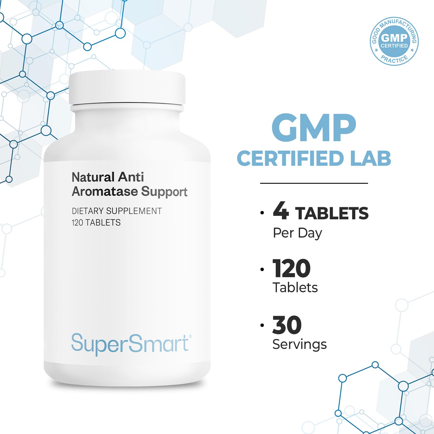 Supersmart Non-GMO Gluten-Free label emphasizes dietary compatibility