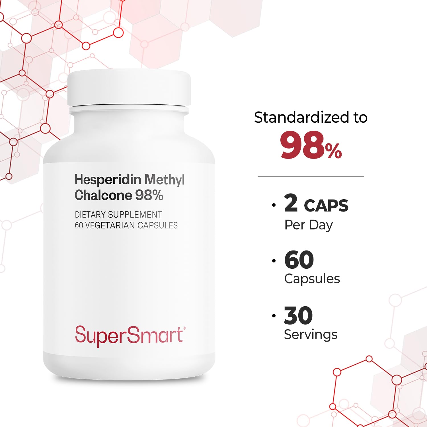 Non-GMO gluten-free vegetarian capsules from Supersmart.