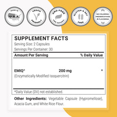 Capsules ready-to-take for twice-daily supplementation with water