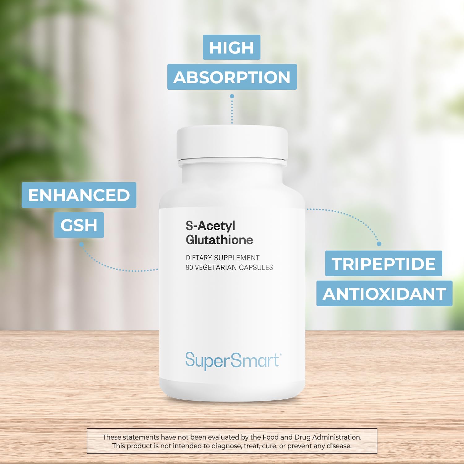 Front packaging of Supersmart SAG highlighting non-GMO, gluten-free, vegan claims