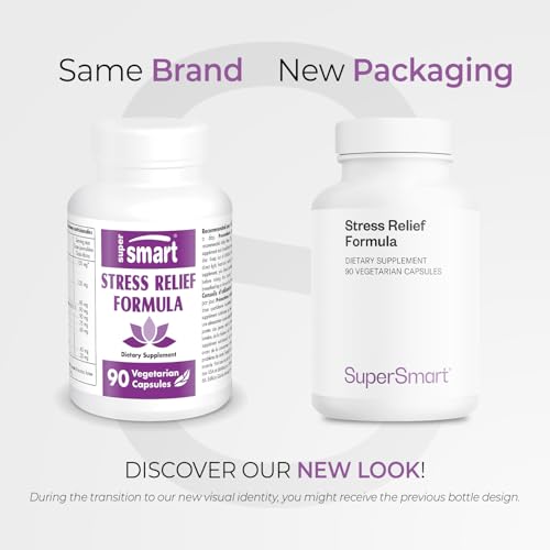Close-up of Supersmart bottle cap showing dosage for daily stress support.